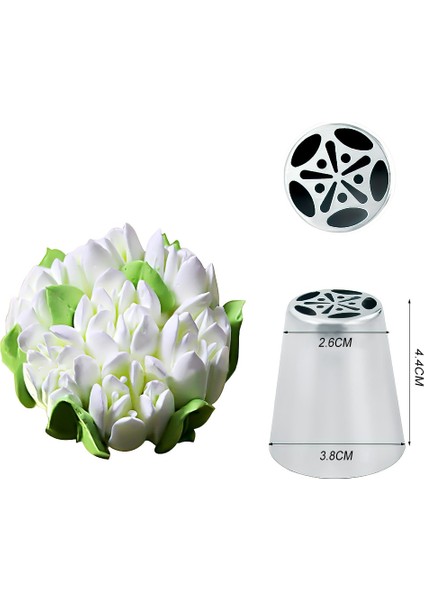 No.7 Tarzı 1 Adet Rus Lale Buzlanma G Nozullar Paslanmaz Çelik Çiçek Krema Pasta Ipuçları Nozullar Cupcake Kek Dekorasyon Araçları (Yurt Dışından) indirimleri