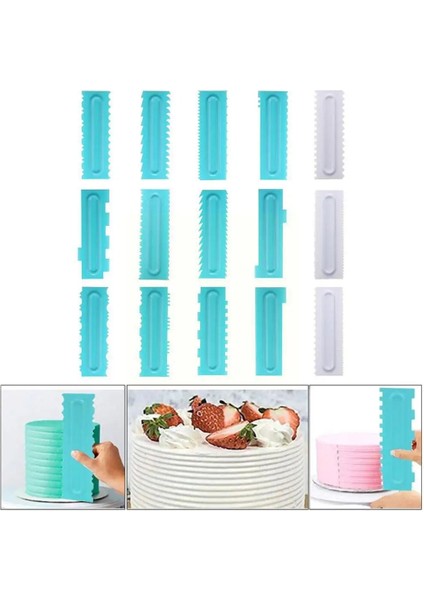 No.6 Tarzı 1 Adet Krema Kazıyıcı Düzensiz Diş Kenar Spatula Kek Kesiciler Fondan Pasta Pişirme Dilimleme Kazıyıcı Araçları Diy Kek Dekorasyon K2K9 (Yurt Dışından) fırsatları
