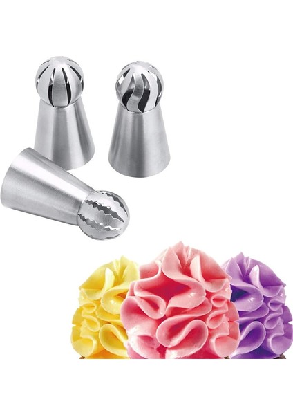 Beyaz Stil Paslanmaz Çelik Dıy Kek Dekorasyon Nozulları Setleri Mutfak Kurabiye Krem Buzlanma G Top Pişirme Pasta Torbası Cupcake Araçları (Yurt Dışından) fiyatları