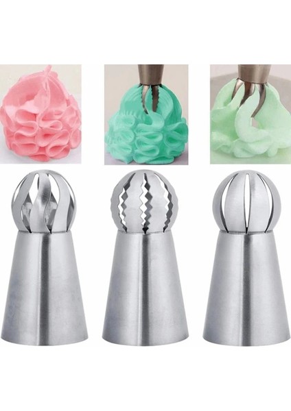 Beyaz Stil Paslanmaz Çelik Dıy Kek Dekorasyon Nozulları Setleri Mutfak Kurabiye Krem Buzlanma G Top Pişirme Pasta Torbası Cupcake Araçları (Yurt Dışından) fırsatları