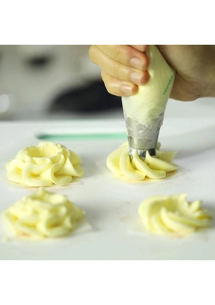 Beyaz Stil Paslanmaz Çelik Dıy Kek Dekorasyon Nozulları Setleri Mutfak Kurabiye Krem Buzlanma G Top Pişirme Pasta Torbası Cupcake Araçları (Yurt Dışından) indirimleri
