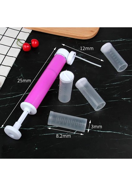 Yeni Manuel Abs Airbrush Kek Dekorasyon Araç Seti Cupcakes Tatlılar Için Pişirme Araçları (Yurt Dışından) modelleri