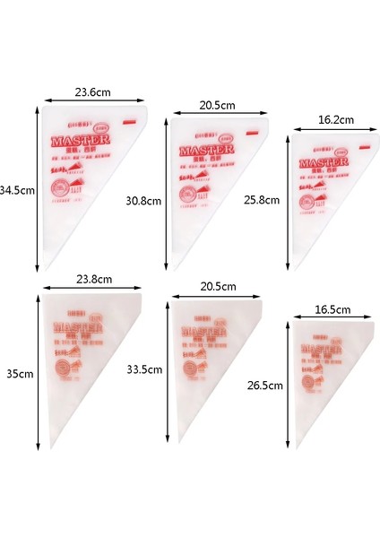 S 200 Adet Tarzı Adet Tek Kullanımlık Pasta G Çanta Kek Dekorasyon Mutfak Buzlanma Memesi Gıda Torbaları Fincan Kek Pişirme Araçları Mutfak Için (Yurt Dışından) fırsatları