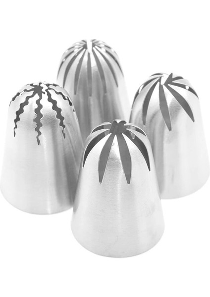 Sarı Stil 1-Ream Kek Memesi Paslanmaz Çelik Sıkma Çiçek Memesi Kek Dekorasyon Mutfak Aksesuarları Çok Boyutlu Pasta Araçları (Yurt Dışından)