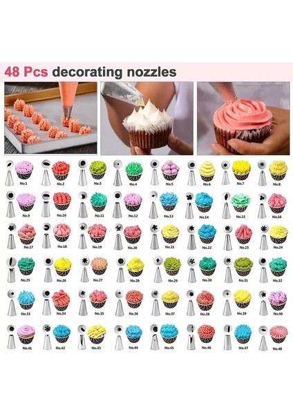 Ets Kremalı Kek Dekorasyon Pasta Pişirme Aksesuarları Nozul Paslanmaz Dekorasyon Ağız Kremi Kazıyıcı Kek Pişirme Araçları (Yurt Dışından) modelleri
