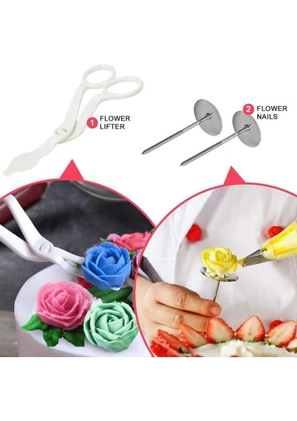 Ets Kremalı Kek Dekorasyon Pasta Pişirme Aksesuarları Nozul Paslanmaz Dekorasyon Ağız Kremi Kazıyıcı Kek Pişirme Araçları (Yurt Dışından) fırsatları