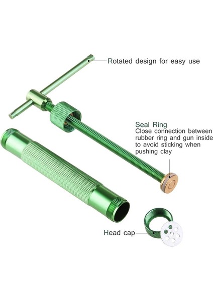 Gül Altın Tarzı Yüksek Li Yeşil Kil Ekstrüderleri Kil Şeker Hamuru Ekstruder Heykel Makineli Tüfek Fondan Kek Heykel Polimer Tabancası Aracı (Yurt Dışından) fiyatları