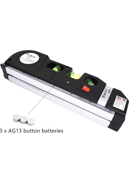 Tripod Stili Dikey Yatay Lazer Seviye Bant Ayarlanabilir Çok Fonksiyonlu Standart Cetvel Çapraz Çizgiler Tripodlu Ölçüm Cihazı (Yurt Dışından) fırsatları