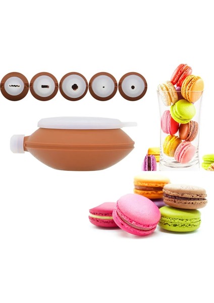 Vogvıgo Fırın Silikon Kek Muffin Acıbadem Kurabiyesi Macarog Buzlanma Pişirme Aracı Pot 4 Nozullar Mutfak Kek Bakeware Araçları Için Set (Yurt Dışından)