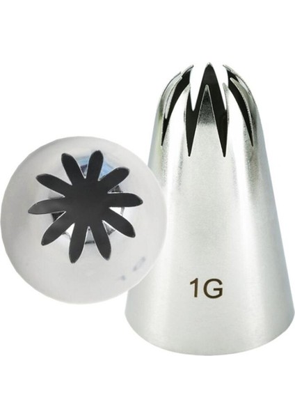 1e Stili Büyük Boy Krem Nozul Dekorasyon Ucu Buzlanma Nozulu Kek ve Pişirme Aletleri Kek Fondan Dekorasyon Nozulu Bakeware #1b#1c#1e#1g (Yurt Dışından) indirimleri