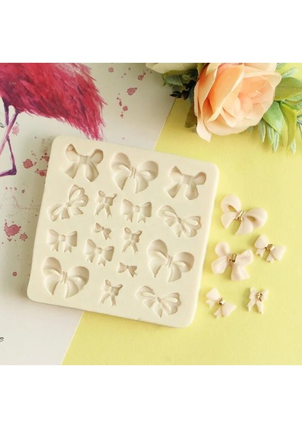 Pembe Tarzı Çeşitli Boyutlarda Yay Silikon Kalıp Fondan Kalıp Kek Süsleme Araçları Çikolata Gumpaste Kalıpları, Sugarcraft, Mutfak Aksesuarları (Yurt Dışından)