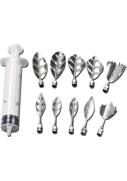 F Stili Puding Nozul Şırınga Aracı Jöle Çiçek Kek 3D Jello Araçları Dıy Kek Jelatin Aracı Sanat Dekorasyon X3A5 (Yurt Dışından) modelleri