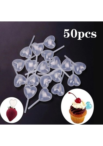 Kalp Tarzı Pasta Kek Süslemeleri Için Tek Kullanımlık Pipetler Taşınabilir Sıkma Damlalıklı 4ml Cupcake Dondurma Transfer Pastanesi (Yurt Dışından)