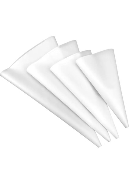 Beyaz Stil Şekerleme Çanta Silikon Buzlanma G Krem Pasta Torbası Meme Dıy Kek Dekorasyon Pişirme Dekorasyon Araçları (Yurt Dışından)