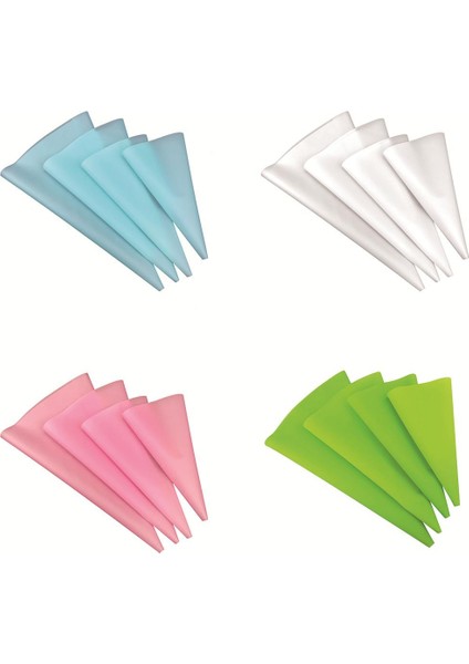 Beyaz Stil Şekerleme Çanta Silikon Buzlanma G Krem Pasta Torbası Meme Dıy Kek Dekorasyon Pişirme Dekorasyon Araçları (Yurt Dışından) fırsatları