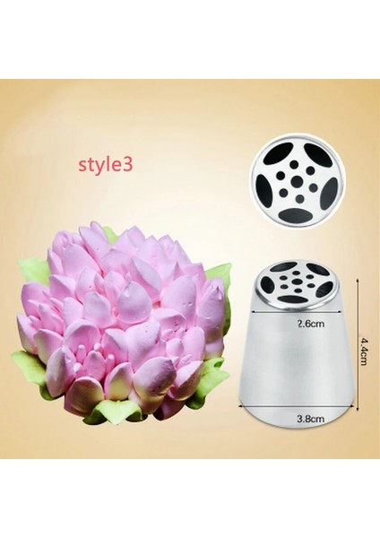 Stil 3 Stil Paslanmaz Çelik Meme Kek Dekorasyon Ağız Pasta Kremi Çiçek Sıkacağı Dıy Pişirme Dekorasyon Yeniden Kullanılabilir Mutfak Aracı (Yurt Dışından) indirimleri