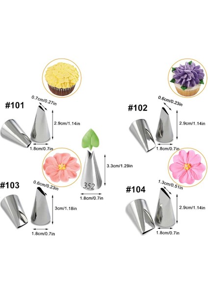 NO.102 Stili Yaprak Yapraklar Krem Paslanmaz Çelik Buzlanma G Nozullar Kek Krema Süsleme Cupcake Pasta Süsleme Aletleri Al (Yurt Dışından) modelleri