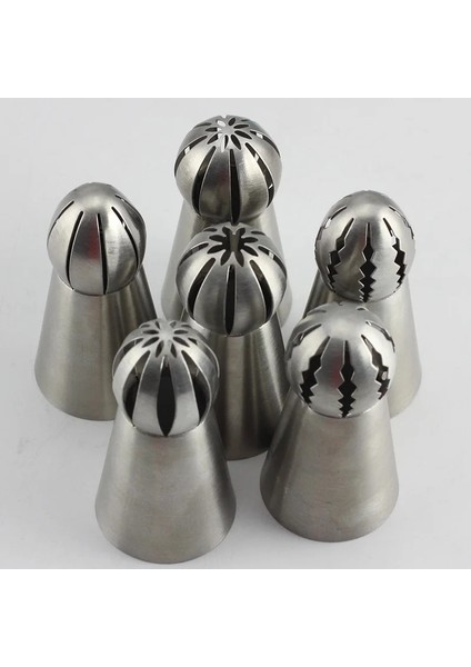 BB146 Stili Mujiang 12 Stil Paslanmaz Çelik Rus Küresel Top Buzlanma G Meme Pasta Ipuçları Fondan Kek Dekorasyon Pişirme Araçları (Yurt Dışından) modelleri