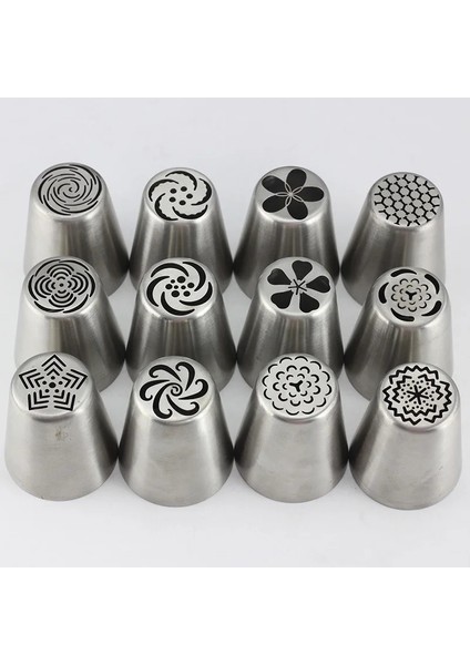 BB134 Tarzı Mujiang Rus Buzlanma G Nozullar Pasta Ipuçları Dönüştürücü Silikon Pasta Torbası Kek Tatlı Dekorasyon Pişirme Şekerleme Aracı (Yurt Dışından) fiyatları