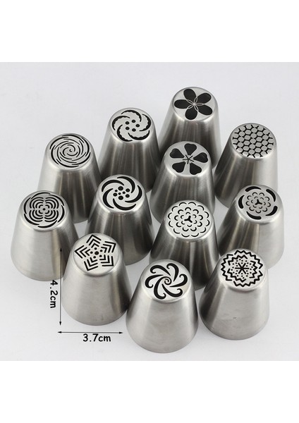 BB134 Tarzı Mujiang Rus Buzlanma G Nozullar Pasta Ipuçları Dönüştürücü Silikon Pasta Torbası Kek Tatlı Dekorasyon Pişirme Şekerleme Aracı (Yurt Dışından) indirimleri