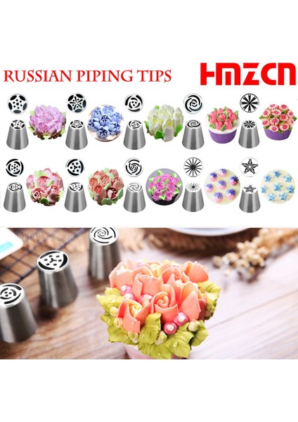 No.11 Stili Rus Lale Buzlanma G Nozullar Paslanmaz Çelik Çiçek Krema Pasta Ipuçları Nozullar Çanta Cupcake Kek Dekorasyon Araçları Kalıpları (Yurt Dışından) fiyatları