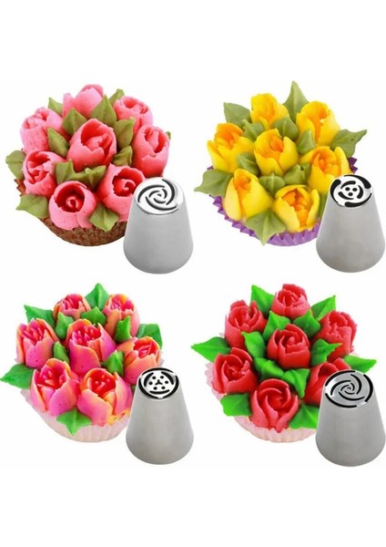 No.11 Stili Rus Lale Buzlanma G Nozullar Paslanmaz Çelik Çiçek Krema Pasta Ipuçları Nozullar Çanta Cupcake Kek Dekorasyon Araçları Kalıpları (Yurt Dışından) fırsatları
