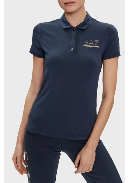Logolu Pamuklu Regular Fit Polo Yaka T Shirt Kadın Polo Yaka T Shirt 3DTF04 TJ9DZ 1555