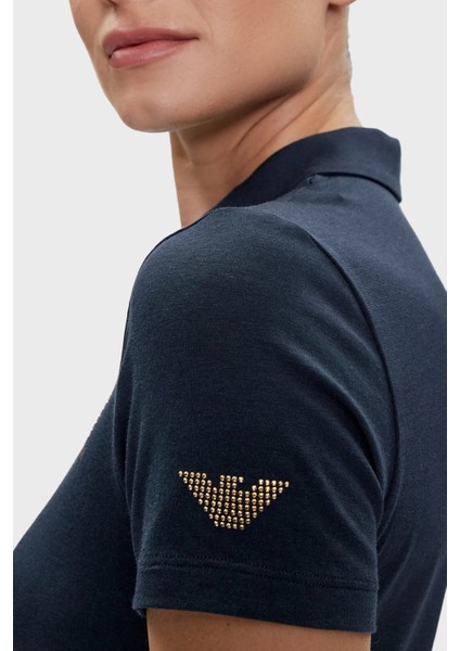 Logolu Pamuklu Regular Fit Polo Yaka T Shirt Kadın Polo Yaka T Shirt 3DTF04 TJ9DZ 1555 fırsatları