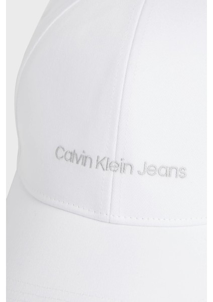 Calvin Klein Logolu Organik Pamuklu Şapka K60K6088490LI Bayan Şapka K60K608849 0lı