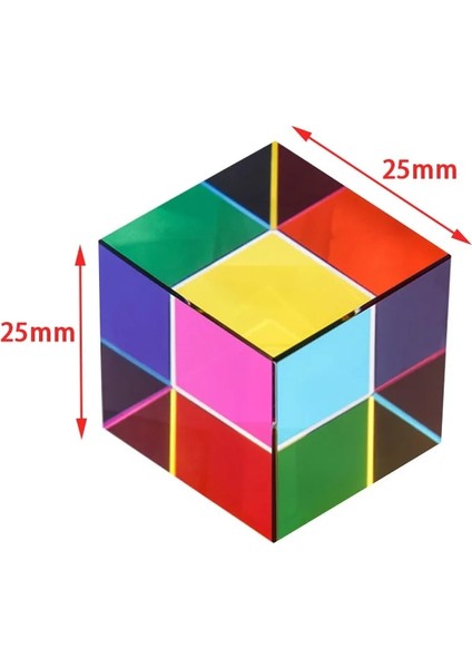 Bir Stil Renk Küpü Prizma Üç Ana Renk Popüler Bilim Optik Renk Deney Oyuncaklar Ev Renk Dekorasyon (Yurt Dışından)