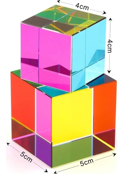Bir Stil Renk Küpü Prizma Üç Ana Renk Popüler Bilim Optik Renk Deney Oyuncaklar Ev Renk Dekorasyon (Yurt Dışından) modelleri