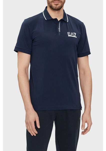 Logolu Pamuklu Regular Fit Polo Yaka T Shirt Erkek Polo Yaka T Shirt 3DPF17 PJ03Z 1554