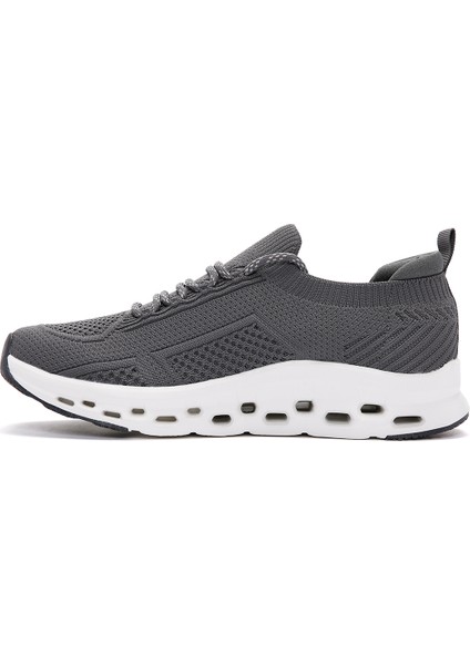 Zero Erkek Gri Bağcıklı Kalın Tabanlı Sneaker 24SFD69316F