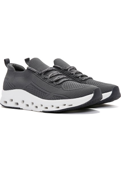 Zero Erkek Gri Bağcıklı Kalın Tabanlı Sneaker 24SFD69316F
