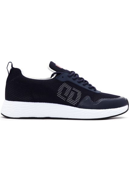 Zero Erkek Lacivert Bağcıklı Kalın Tabanlı Sneaker 24SFD69086F