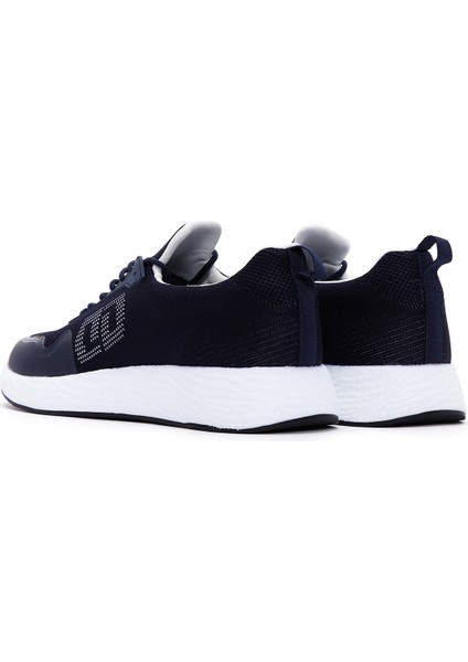 Zero Erkek Lacivert Bağcıklı Kalın Tabanlı Sneaker 24SFD69086F
