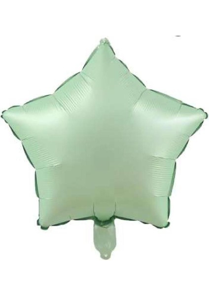 Su Yeşili Renk Yıldız Folyo Balon 45 cm 1 Adet