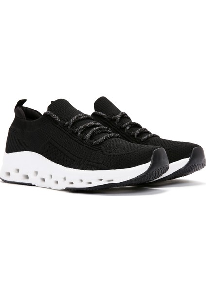 Zero Erkek Siyah Bağcıklı Kalın Tabanlı Sneaker 24SFD69316F
