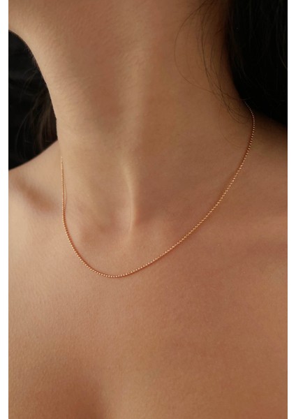 14 Ayar Altın Rose Topçuk Zincir 1.20 mm fiyatları