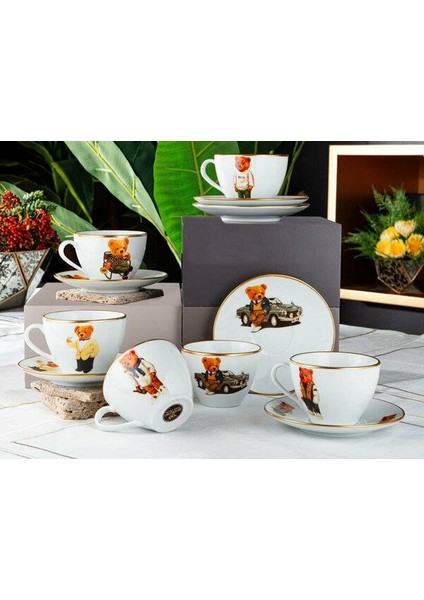 Bear 6 Lı Nescafe Takımı Br 002