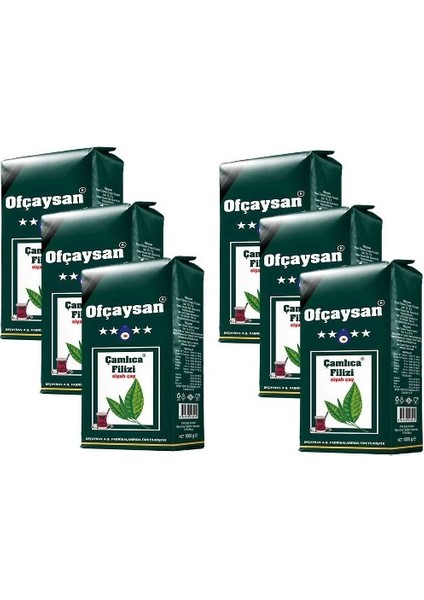 Ofçaysan Çamlıca Filiz Çayı 6 x 1 kg