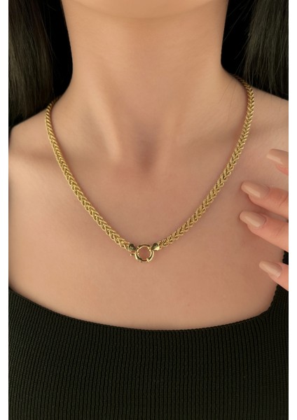 14 Ayar Altın Örgü Kolye 4.80 mm fiyatları