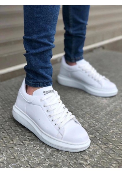 Unisex Deri Klasik Mcqueen Sneaker Ayakkabı