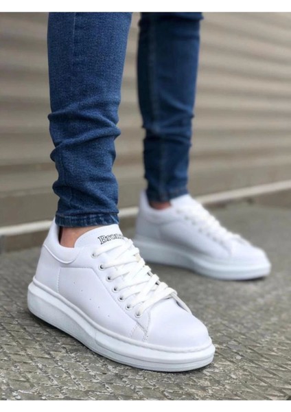 Unisex Deri Klasik Mcqueen Sneaker Ayakkabı