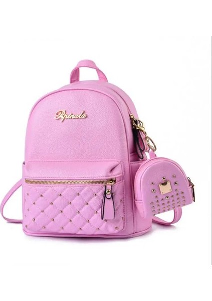 Mavi L24CMXH26CM Moda Lüks Perçin Tasarım Yüksek Kaliteli Pu Deri Sırt Çantası Kadın Rahat Çift Omuz Çantaları Kadın Açık Seyahat Çantası Tote (Yurt Dışından) indirimleri