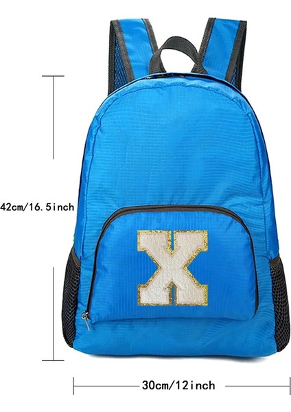 A 1540(Y) Beyaz Harf Işlemeli Logo Desenli Erkek ve Kadın Çok Yönlü Büyük Kapasiteli Taşınabilir Açık Hava Yürüyüş ve Işe Gidiş Sırt Çantası (Yurt Dışından) fırsatları