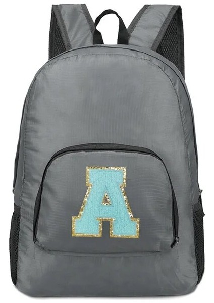 A 1568(A) Yeni Erkek ve Kadın Çok Yönlü Yeşil Harfli Işlemeli Logo, Büyük Kapasiteli Taşınabilir Açık Hava Yürüyüşü ve Işe Gidiş Sırt Çantası (Yurt Dışından)