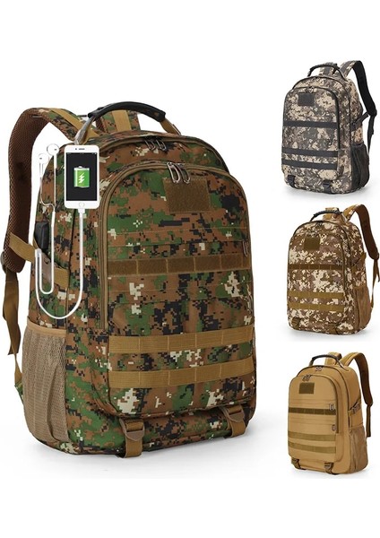 Tabby Kamuflaj 34X20X50CM Sırt Çantası Erkek Kamuflaj Yürüyüş Açık Seyahat Çantası Büyük Kapasiteli Su Geçirmez Üniversite Öğrencileri Schoolbag Oxford Kumaş Av Çantası (Yurt Dışından) fiyatları