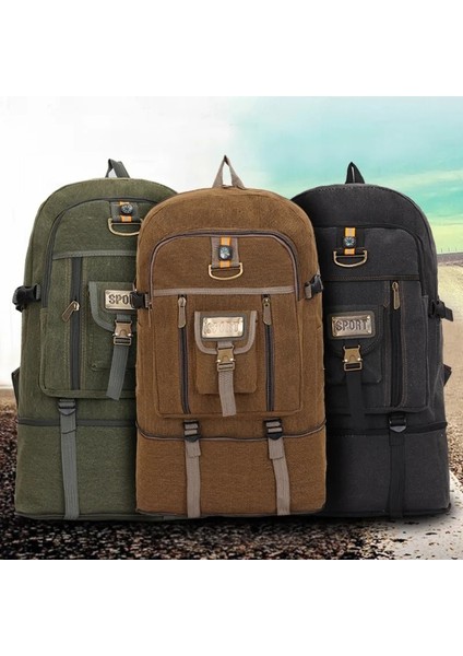 Kamuflaj Haki-L Çok Fonksiyonlu Kamuflaj Seyahat Sırt Çantası Yürüyüş Dağcılık Çantası Pusula ile Doğa Sporları Sırt Çantası Öğrenci Çantası Unisex (Yurt Dışından) fiyatları