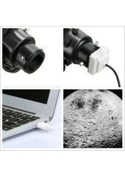 Mavi Stil 2022YENI Teleskop 30W Piksel 1. USB Dijital Lens Elektronik Mercek Kamera Astronomik Teleskop Bağlantı Aksesuarları (Yurt Dışından) fırsatları